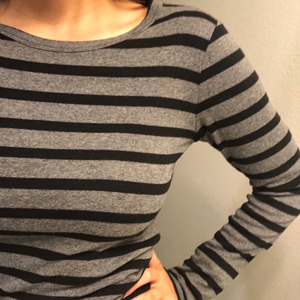 Striped Gap Long Sleeve Top